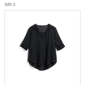 Papermoon black blouse